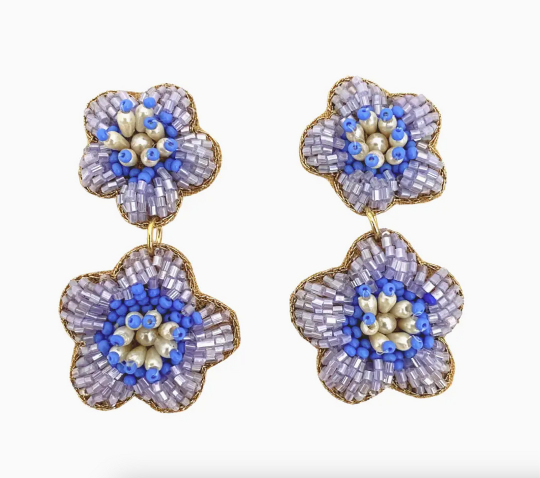 Bali Flower Earrings